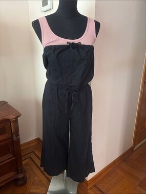GAP Black Wide-Leg Jumpsuit size 0